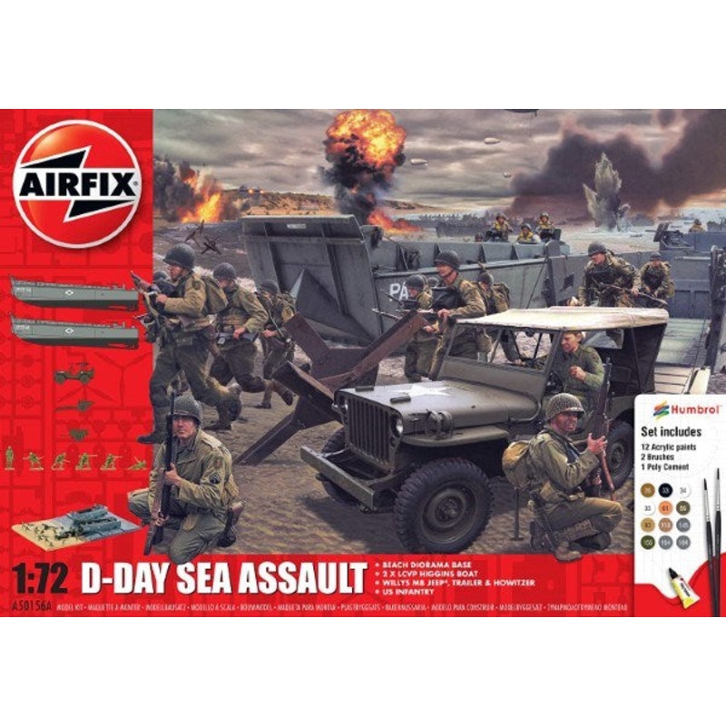 Airfix 50156A 1/72 Gift Set: D-Day Sea Assault