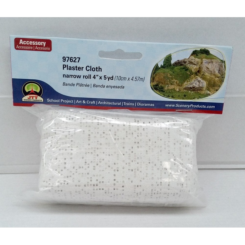 JTT Scenery 97627 HO Scale Plaster Cloth Narrow Roll 10cm x 4.57m