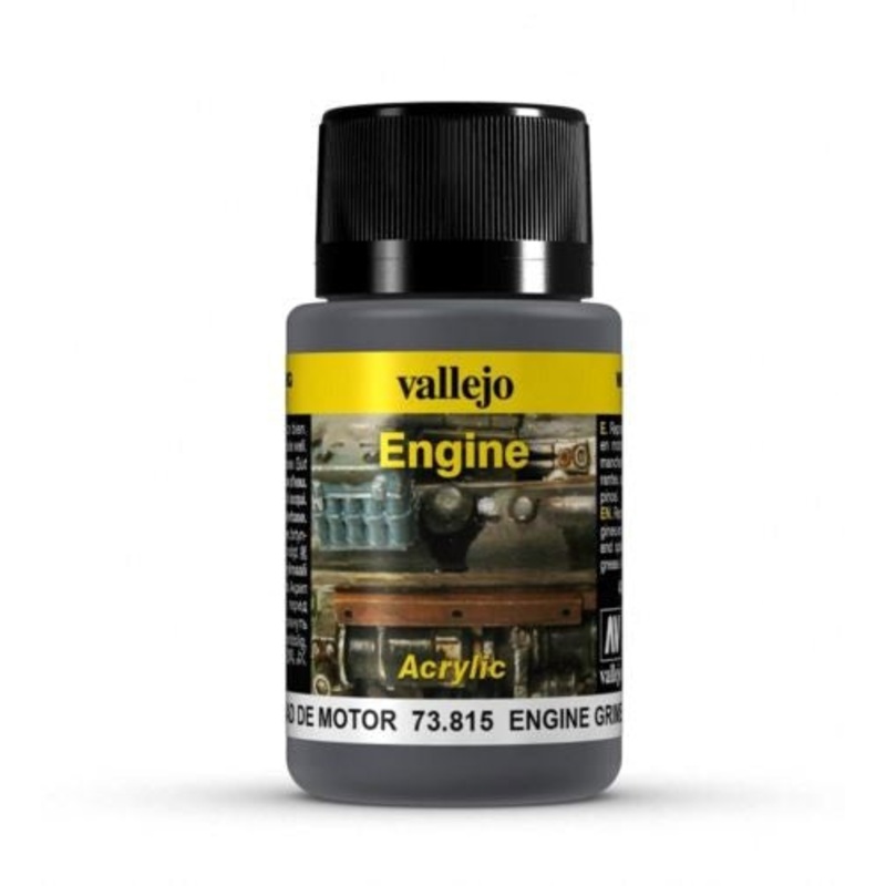 Vallejo AV73815 Weathering Effects Engine Grime 40 ml