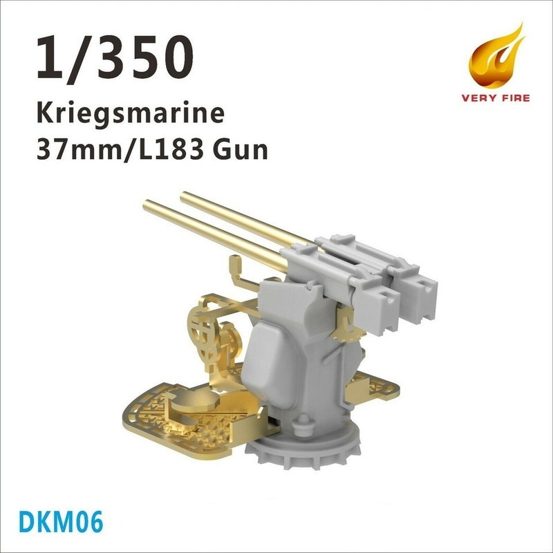 Very Fire VFDKM06 1/350 Kriegsmarine 37mm/L183 gun (8 sets)