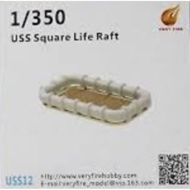 Very Fire VFUSS12 1/350 USS Life Square Rafts (30 sets)