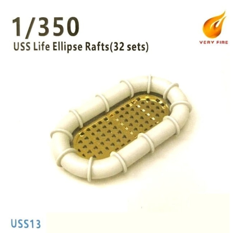Very Fire VFUSS13 1/350 USS Life Ellipse Rafts (30 sets)