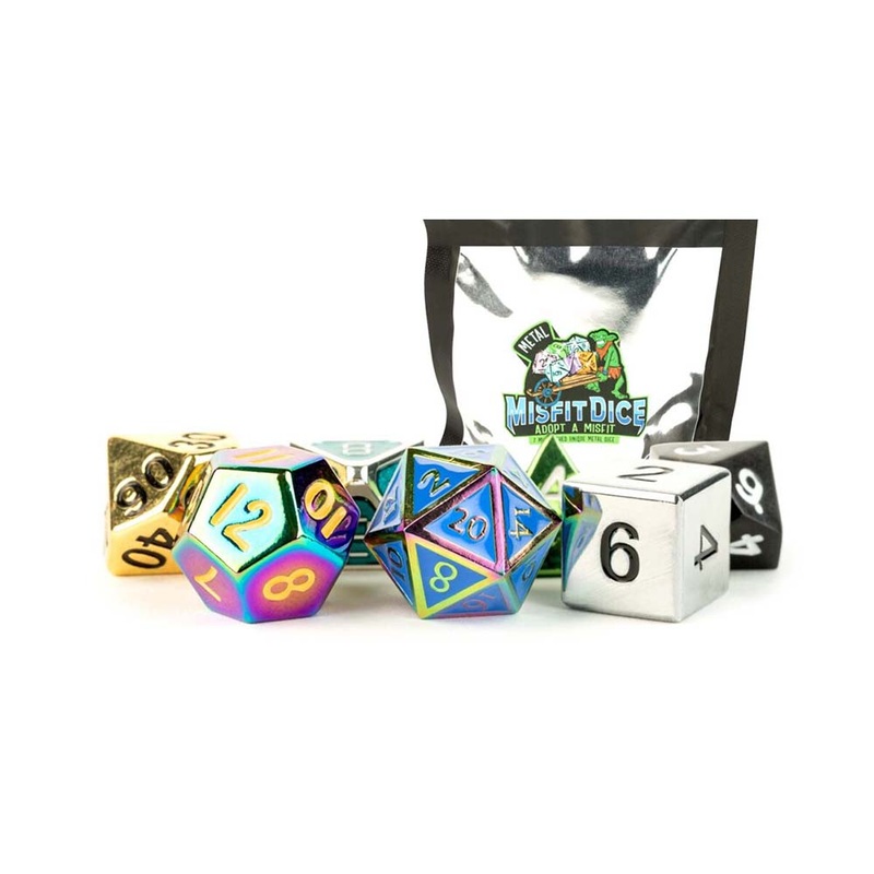 MDG MDG9201 Fanroll Misfit Metal Dice Pack