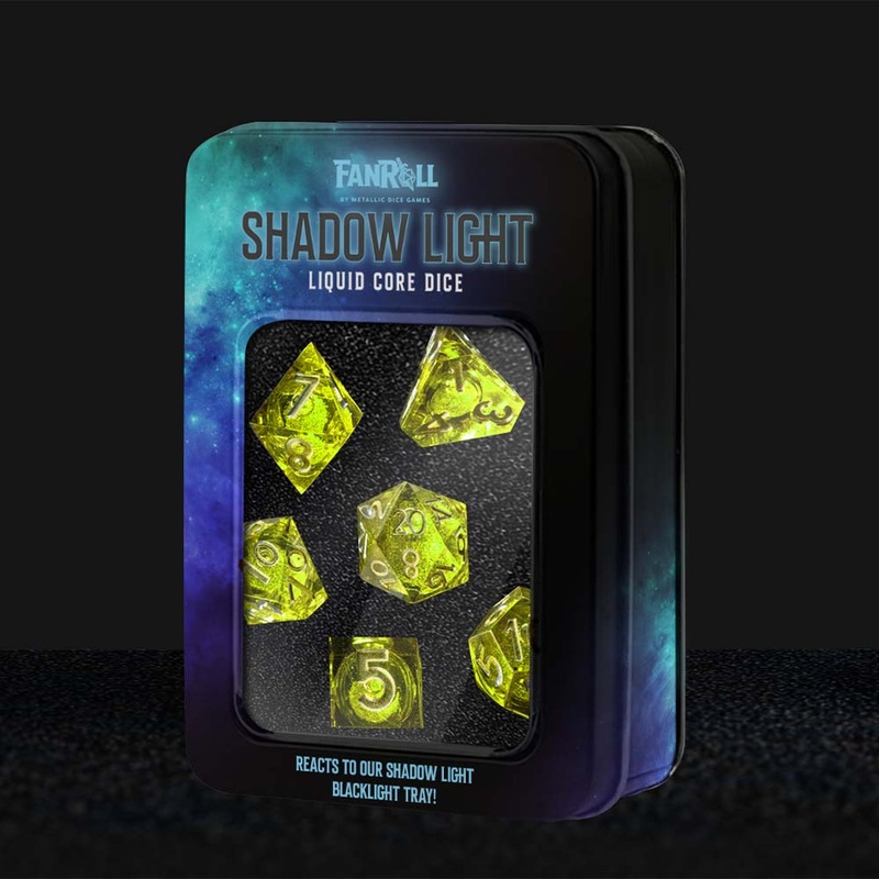 MDG MDG968 Shadow Light UV Reactive Elixir Liquid Core Dice S