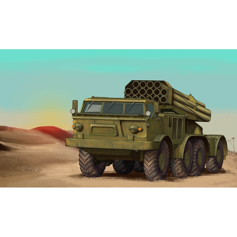 Trumpeter 07180 1/72 Russian 9P140 TEL of 9K57 Uragan MLRS