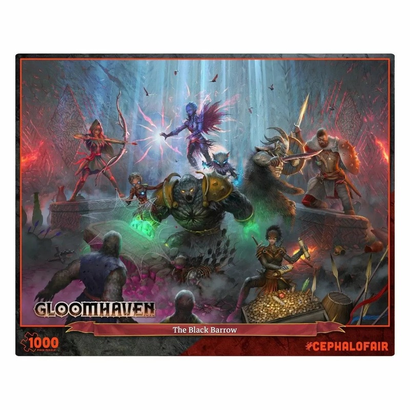 Cephalofair 701 Gloomhaven 1000pc Puzzle: The Black Barrow