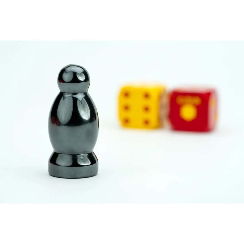 MDG MDG11101 CATAN Premium Robber & Metal Dice SetHematite