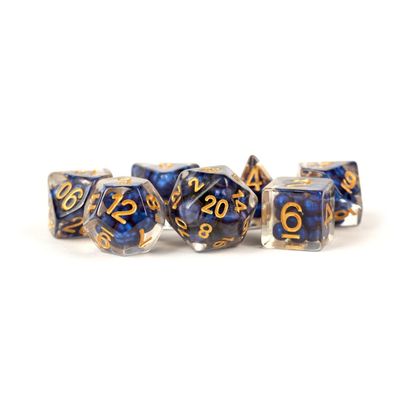 MDG MDG692 Pearl Resin Poly Set: Royal Blue w/ Gold Num