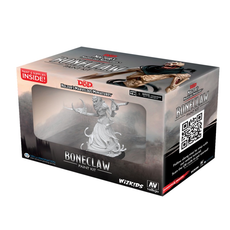 WizKids 90364 D&D Nolzurs Marvelous Miniatures: Boneclaw Paint Night Kit (#6)