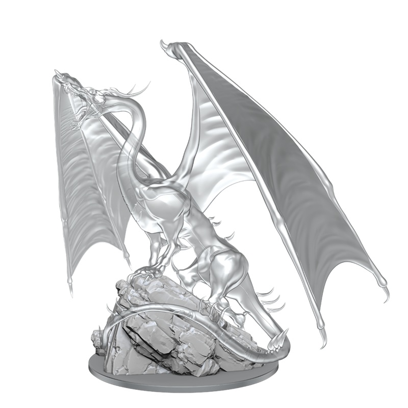 WizKids 90491 D&D Nolzurs Marvelous Miniatures: Young Emerald Dragon