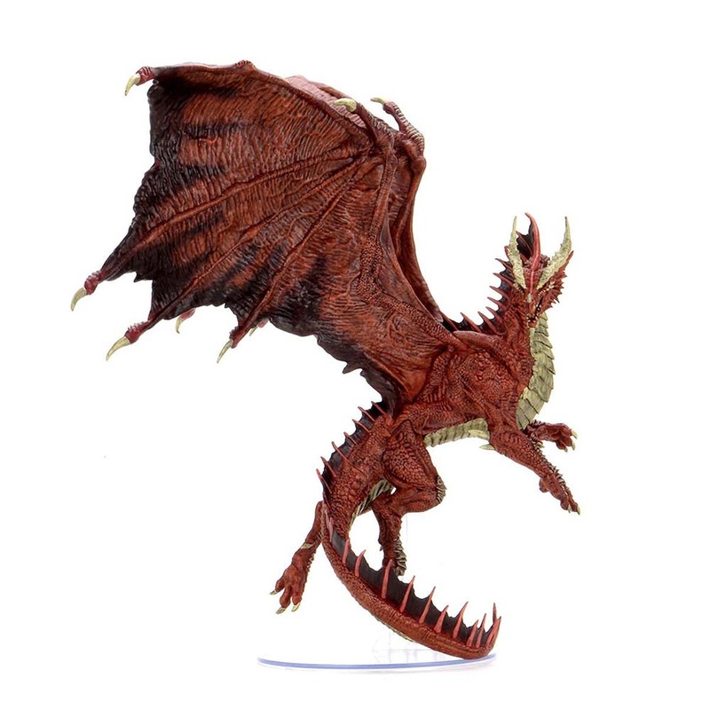 WizKids 96032 D&D Icons of the Realms: Adult Red Dragon Premium Figure