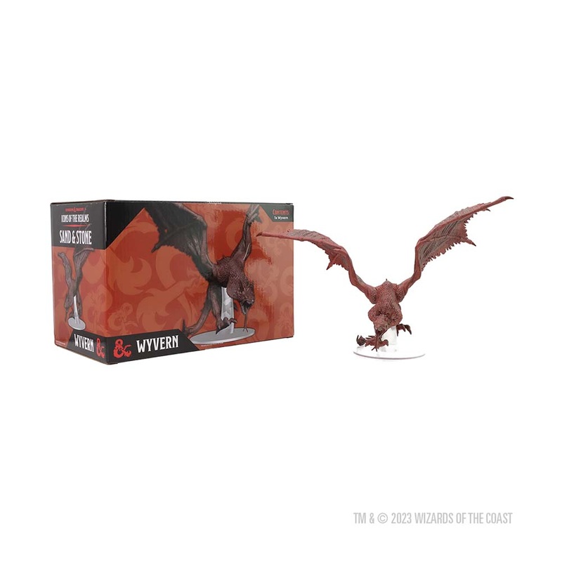 WizKids 96236 D&D Icons of the Realms Miniatures: Sand & Stone Wyvern Mini (