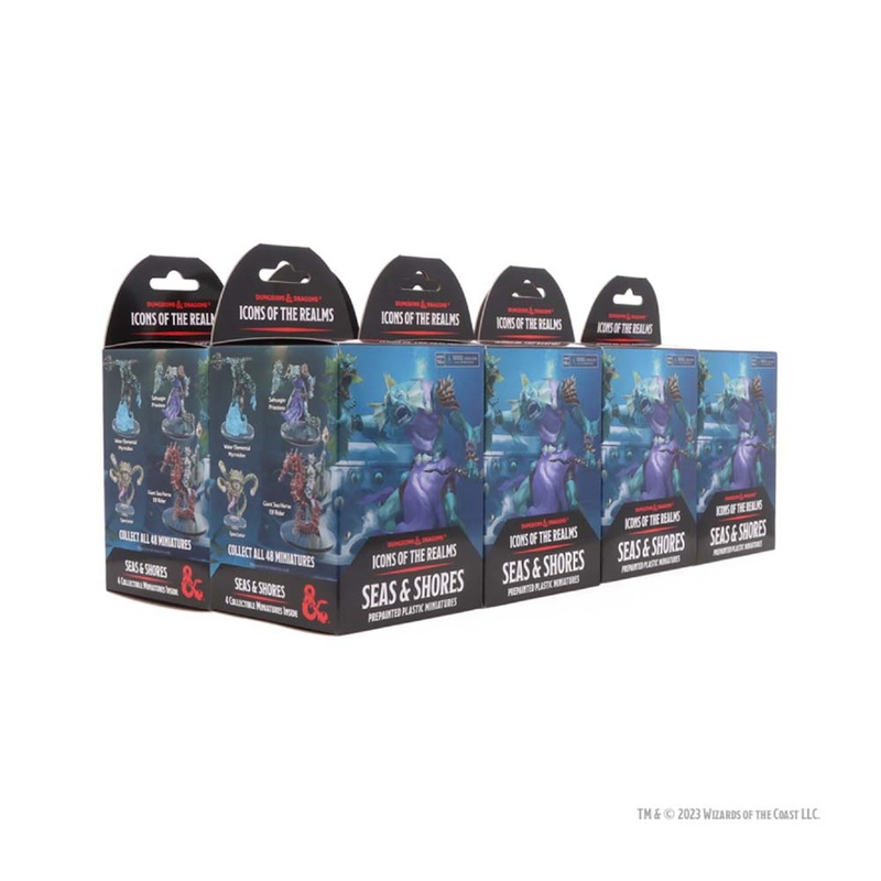 WizKids 96257 D&D Icons of the Realms Minis: Seas & Shores -. Booster Brick