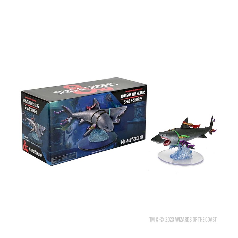 WizKids 96259 D&D Icons of the Realms Minis: Seas & Shores Maw of Sekolah (Se