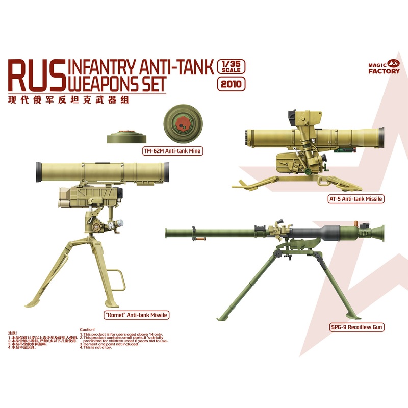 Magic Factory 2010 1/35 RUS Infantry Anti-tank Weapon Set