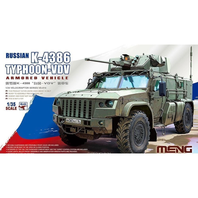 Meng VS-014 1/35 Russian K-4386 Typhoon-VDV Armored Vehicle