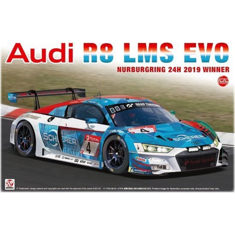 NuNu 24026 1/24 Audi R8 LMS EVO 24hNurburgring 2019 Winner