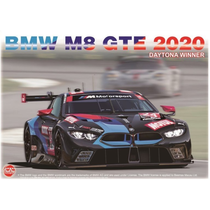 NuNu 24036 1/24 BMW M8 GTE 2020 Daytona Winner