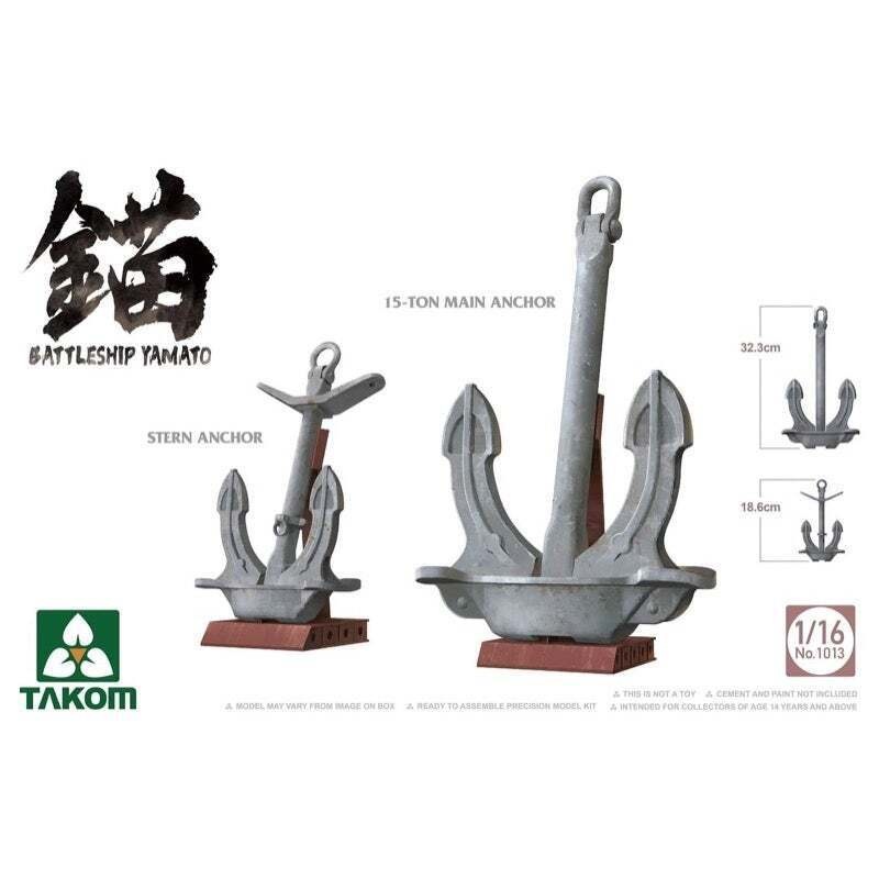 Takom 1013 1/16 Battleship Yamato Anchor