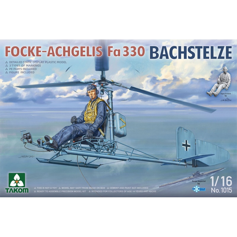 Takom 1015 1/16 Focke-Achgelis Fa 330 Bachstelze