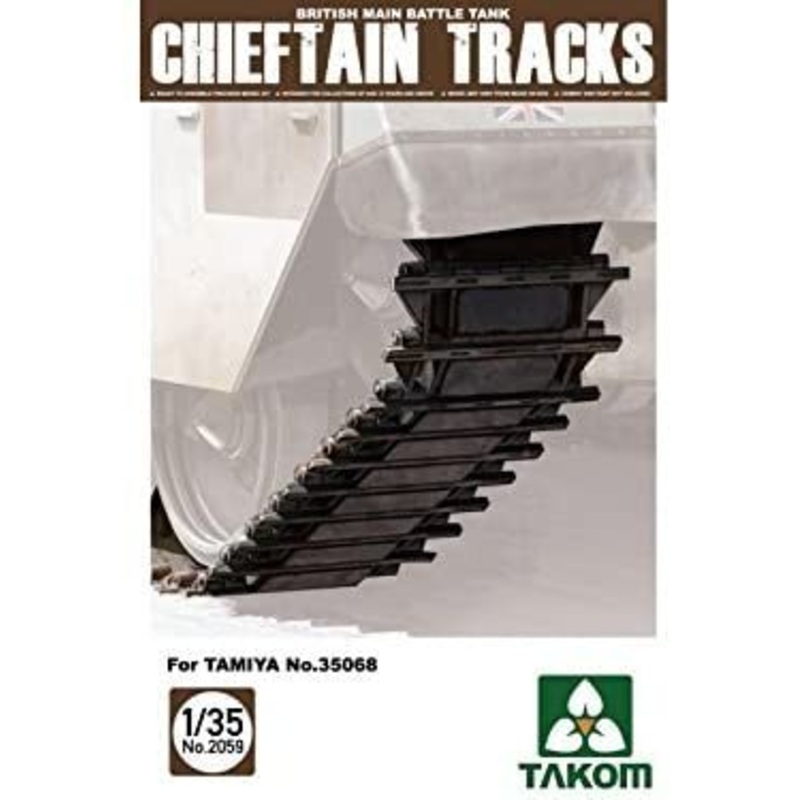 Takom 2059 1/35 British Main Battle Tank Chieftain Tracks