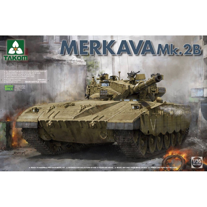 Takom 2080 1/35 Israeli main battle tank Merkava mk.2b