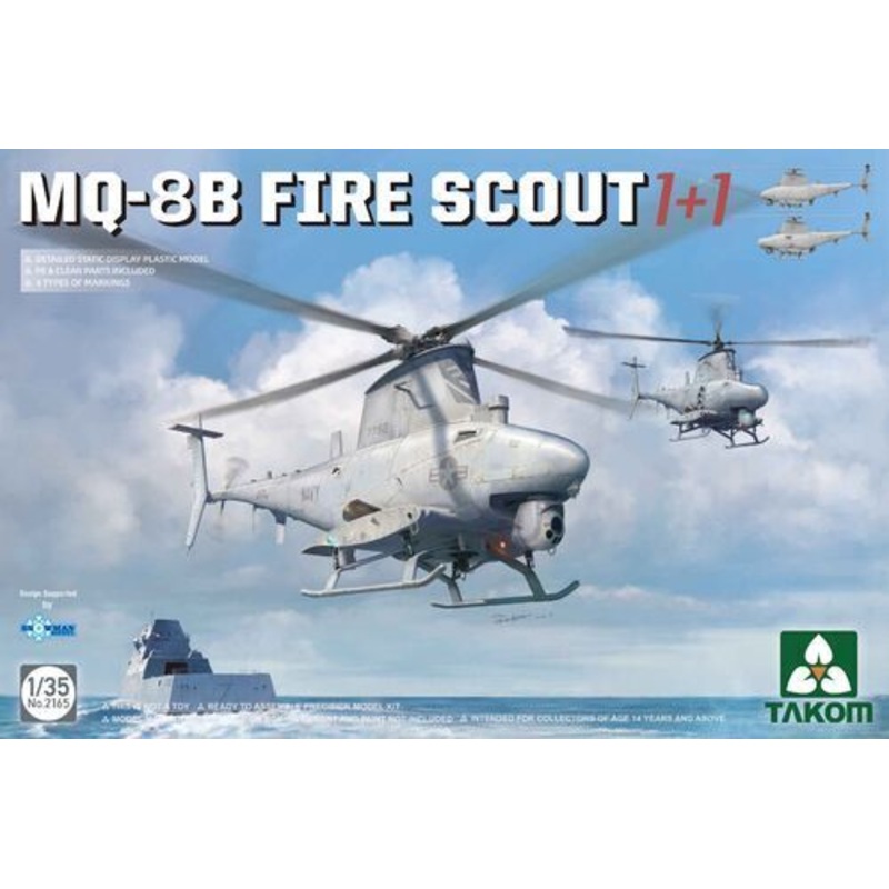 Takom 2165 1/35 MQ-8B Fire Scout 1+1
