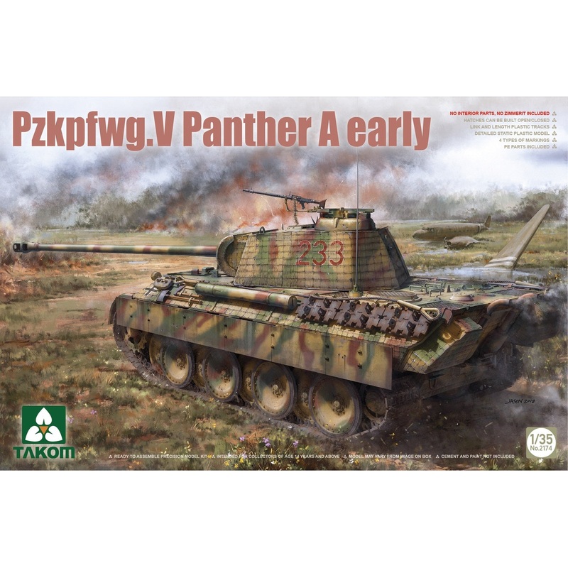 Takom 2174 1/35 Pzkpfwg.V Panther A early