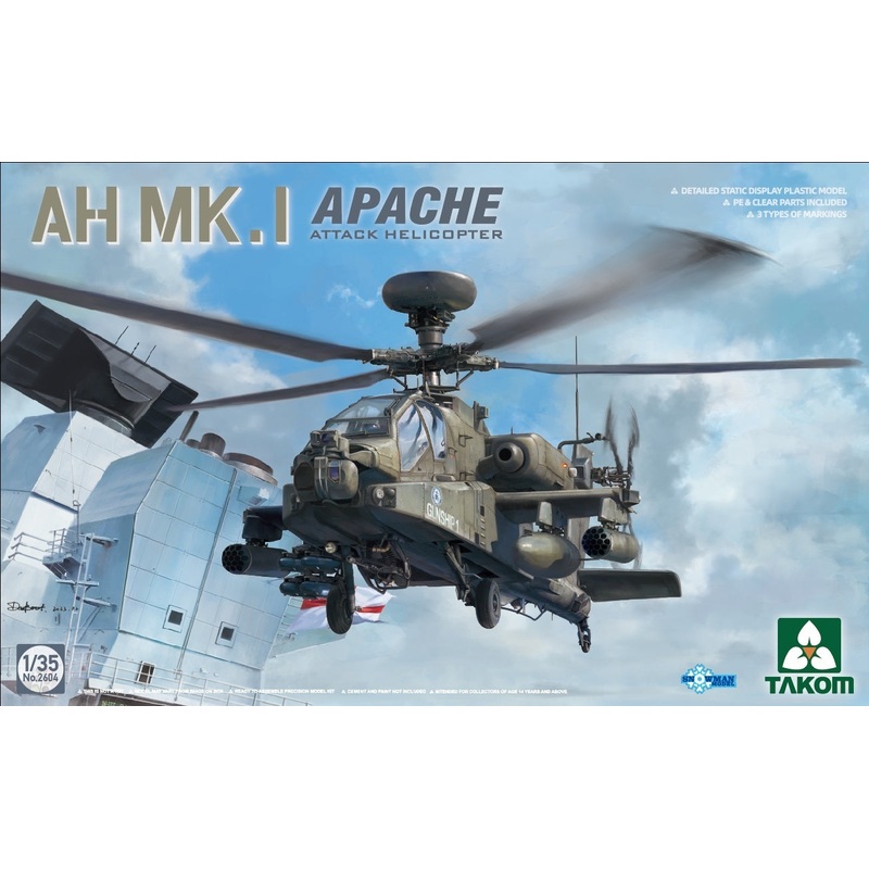 Takom 2604 1/35 AH Mk.I Apache Attack Helicopter