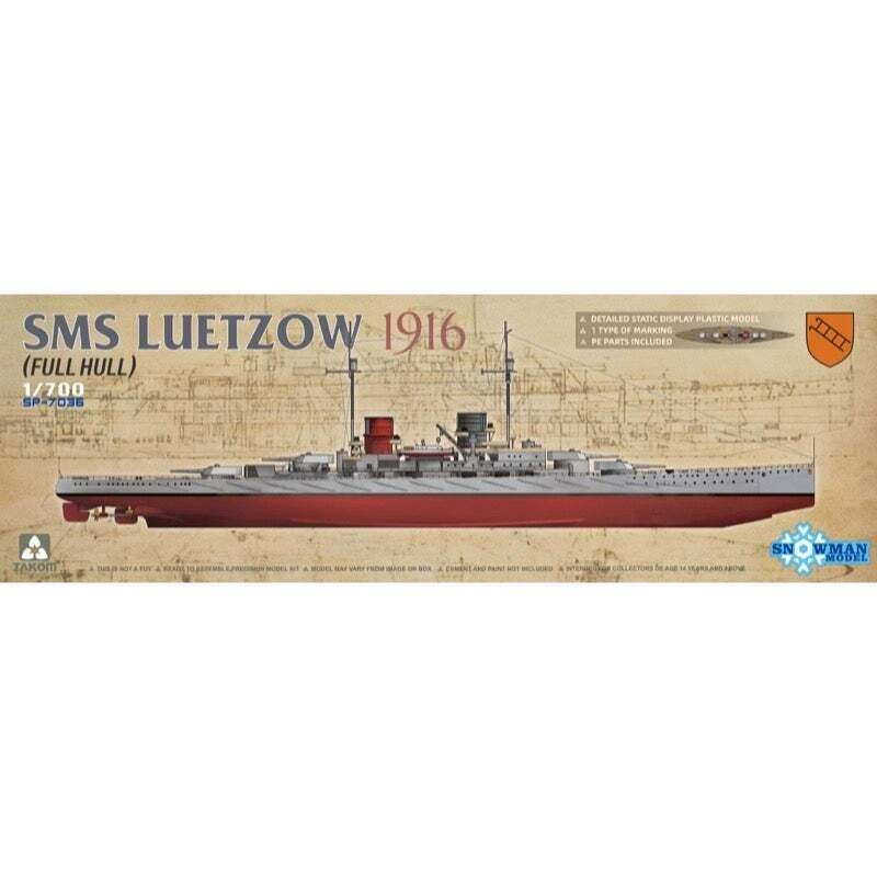 Takom SP7036 1/700 SMS Luetzow 1916 (Full Hull) (Snowman)