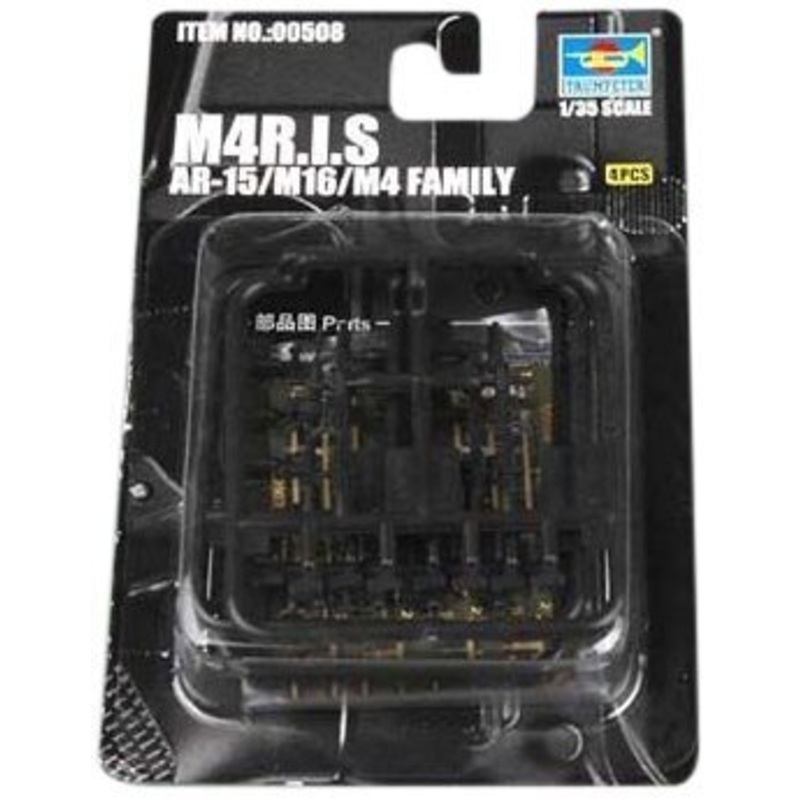 Trumpeter 00508 1/35 AR-15/M16/M4 FAMILY-M4RAS