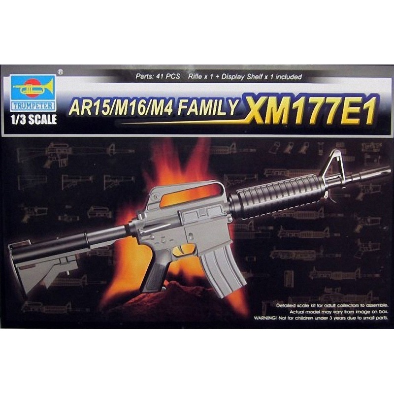 Trumpeter 01902 1/3 AR15/M16/M4 FAMILY- XM177E1