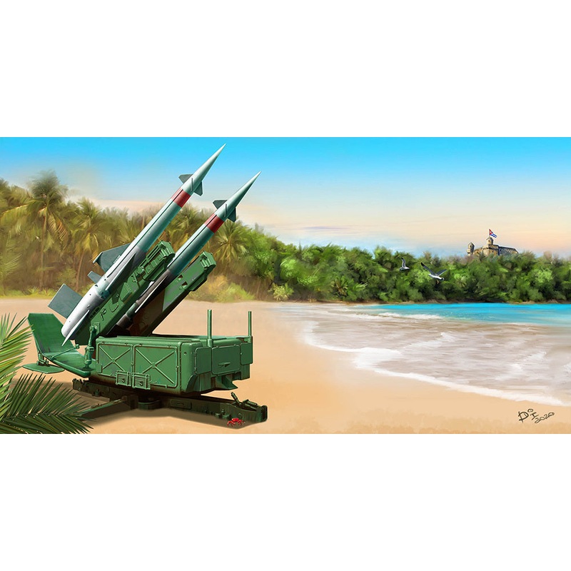 Trumpeter 02353 1/35 Soviet 5P71 Launcher with 5V27 Missile Pechora (SA-3B Goa)