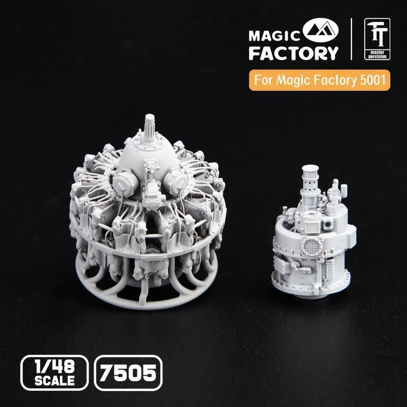 Magic Factory 7505 1/48 P&W R-2800 Engine Separate Display Version (3D printed)