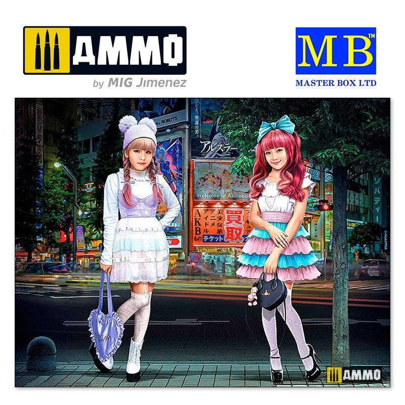Master Box MB35187 1/35 Kawaii fashion leaders. Minami and Mai