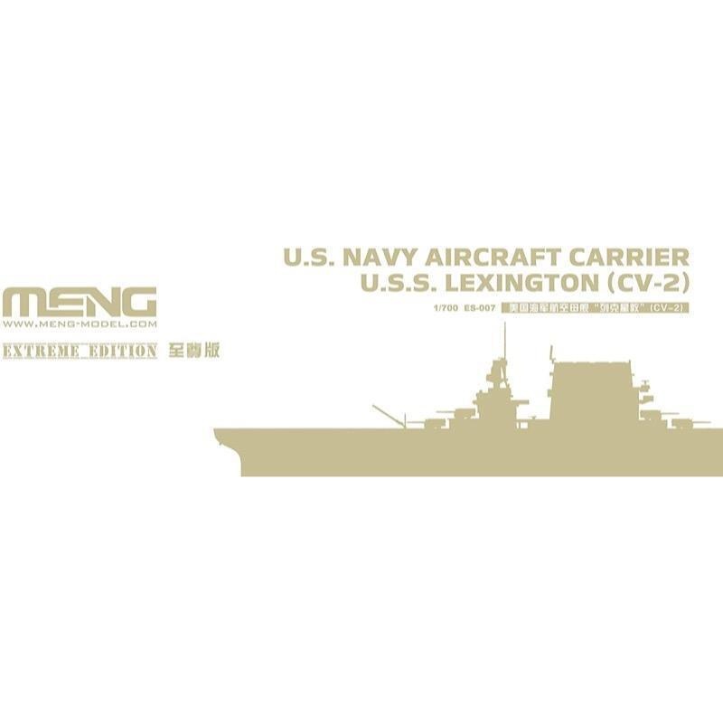 Meng ES-007 1/700 U.S. Navy Aircraft Carrier U.S.S. Lexington (Cv-2) Extreme Edition