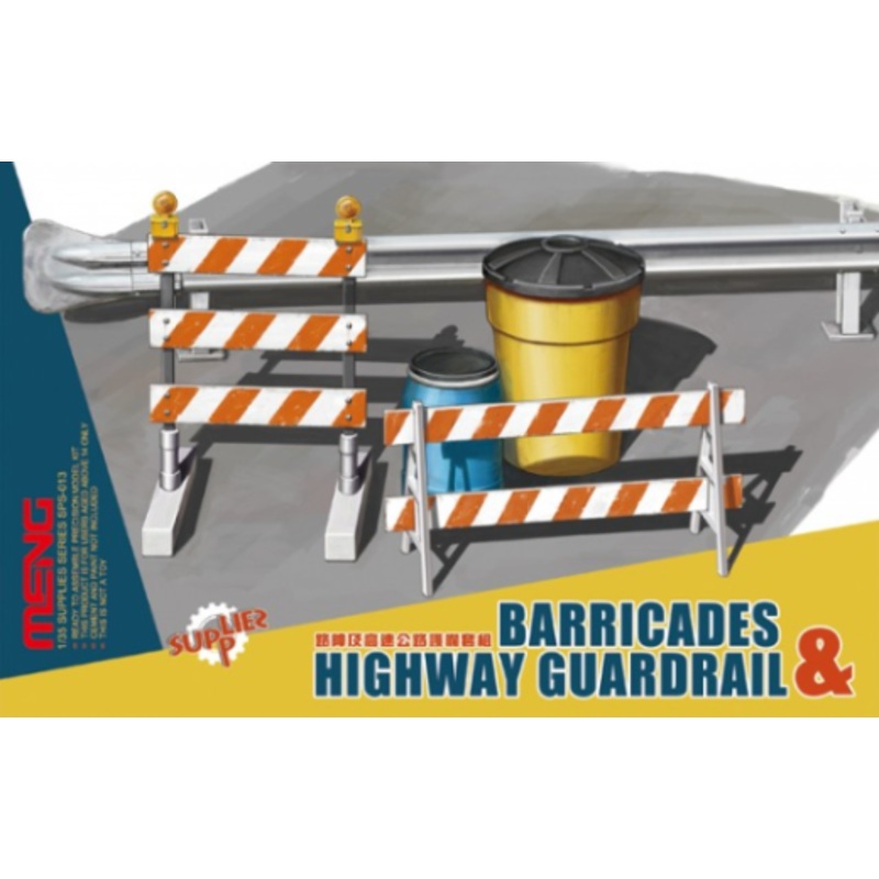 Meng SPS-013 1/35 Barricades & Highway Guardrail