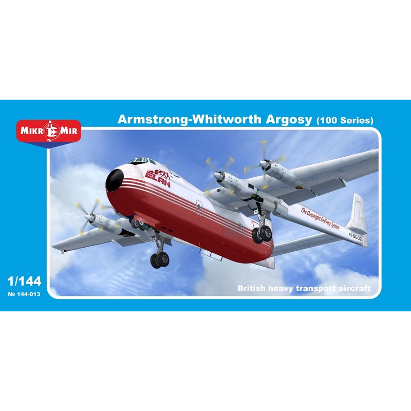 Mikromir 144-013 1/144 British heavy transport aircraft ARGOSY (100 series )