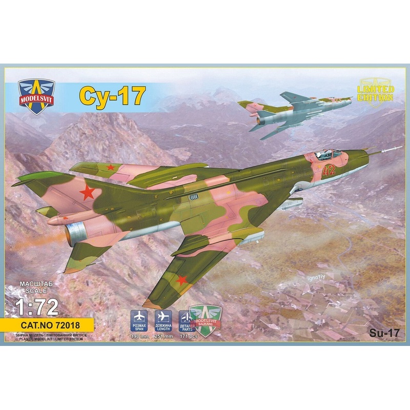 Modelsvit 72018 1/72 Sukhoi Su-17 Serial