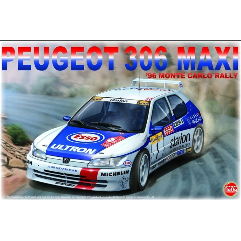 NuNu 24009 1/24 Peugeot 306 Maxi ’96 Monte Carlo Ver.