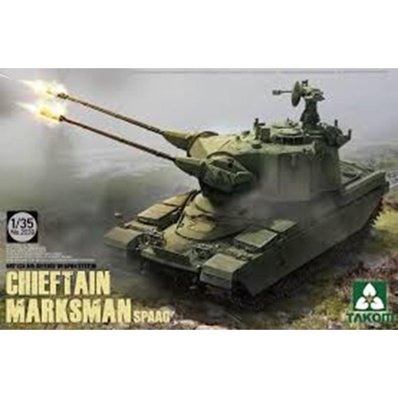 Takom 2039 1/35 British Air-defense Weapon System Chieftain Marksman SPAAG