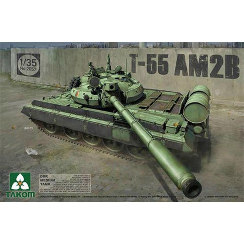 Takom 2057 1/35 DDR Medium Tank T-55 AM2B