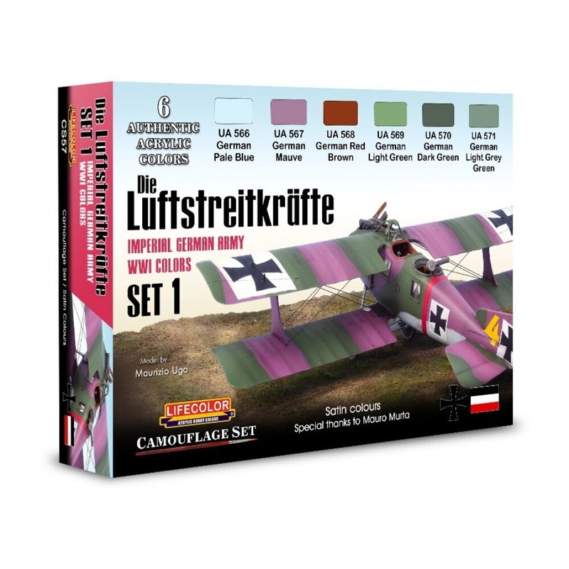LifeColor CS57 Die Luftstreitkrafte WWI Set