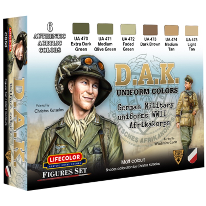 LifeColor CS58 DAK Uniform WWII Set