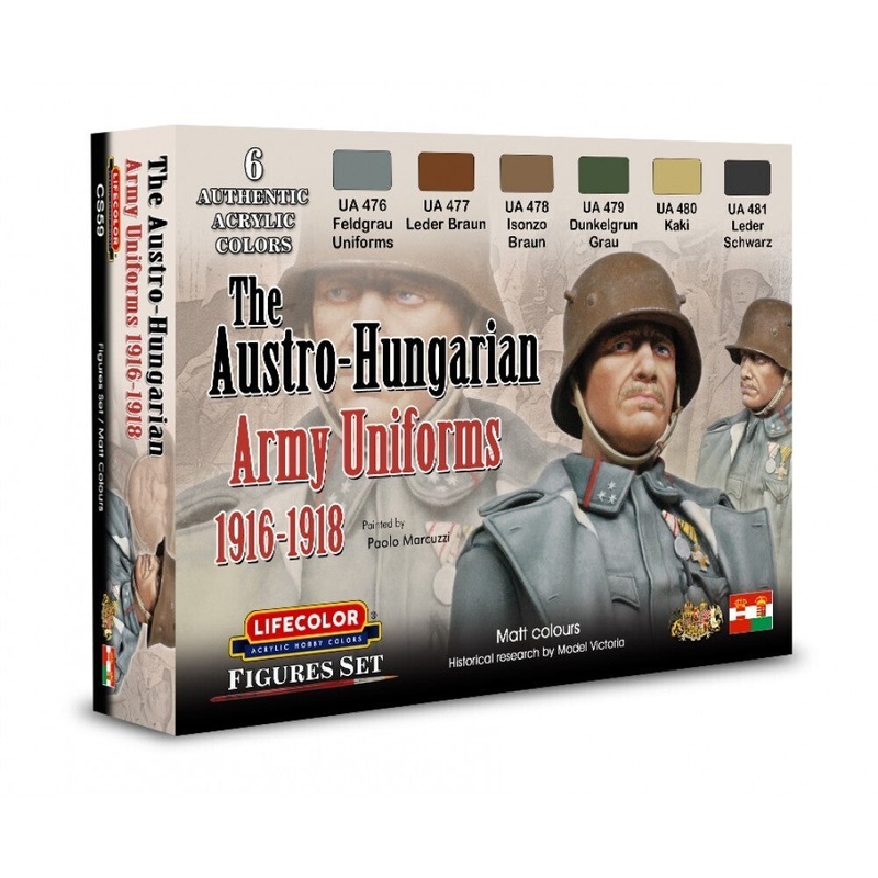 LifeColor CS59 Austro-Hungarian Army Uniforms 1916-1918 Set