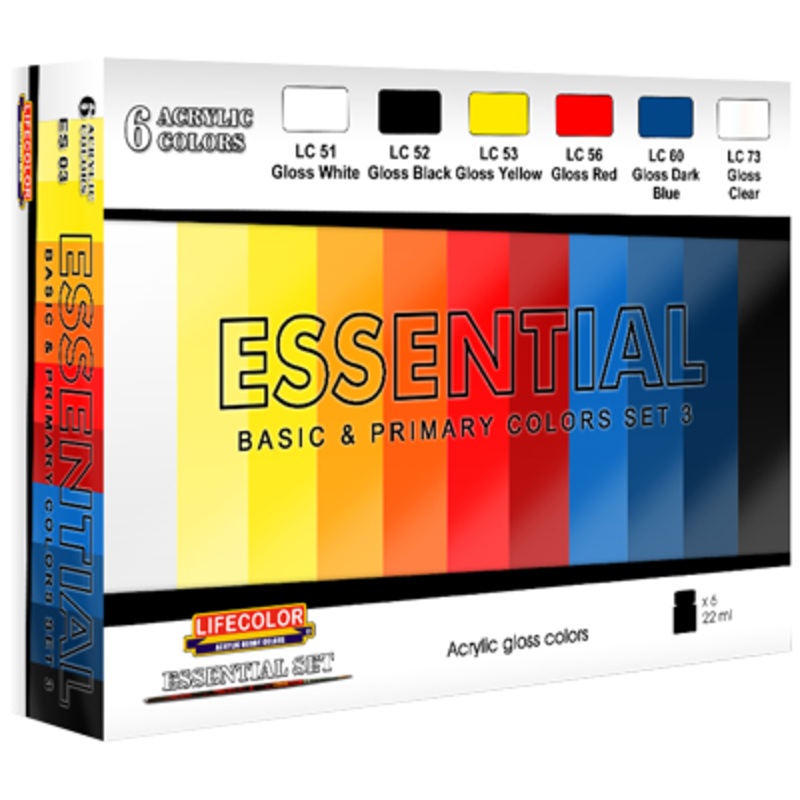 LifeColor ES03 Essentials Set #3 Gloss