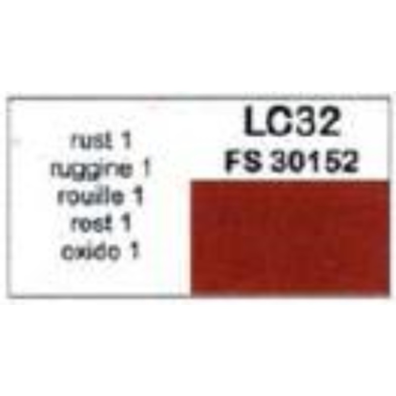 LifeColor LC32 Matt Rust 1 22ml Acrylic Paint