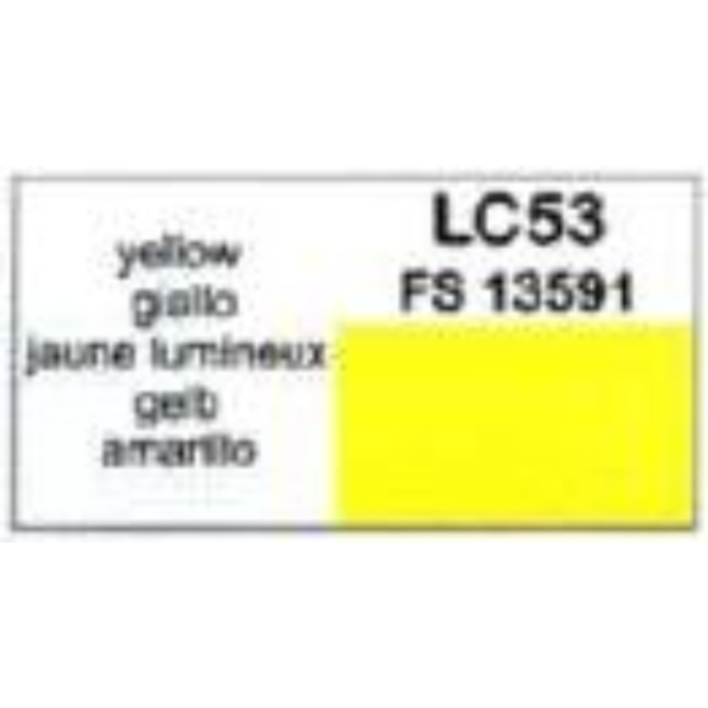 LifeColor LC53 Gloss Yellow 22ml Acrylic Paint