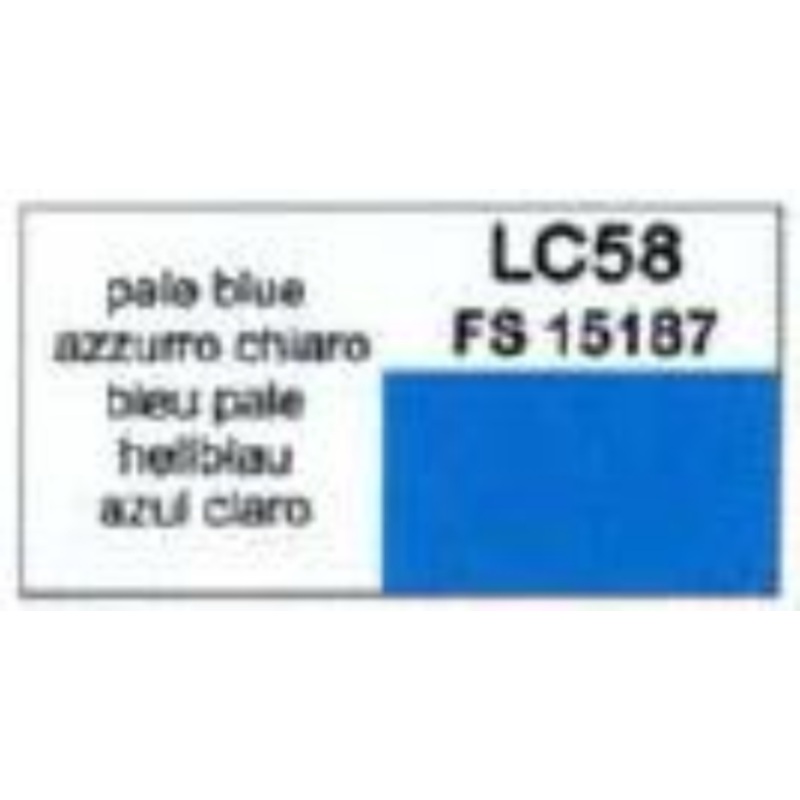 LifeColor LC58 Gloss Pale Blue 22ml Acrylic Paint