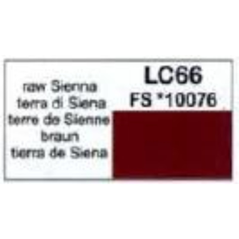 LifeColor LC66 Gloss Raw Sienna 22ml Acrylic Paint